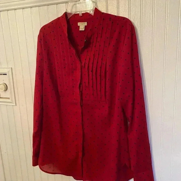 J. Crew button up blouse - Picture 1 of 5